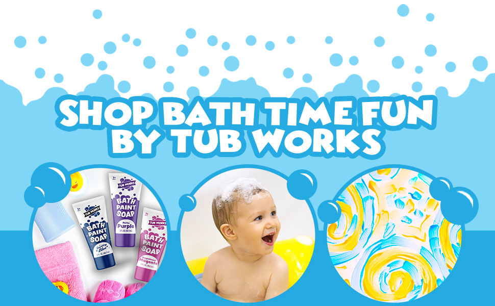 tub works bath toys for kids ages 1-3 and bath toys for toddlers